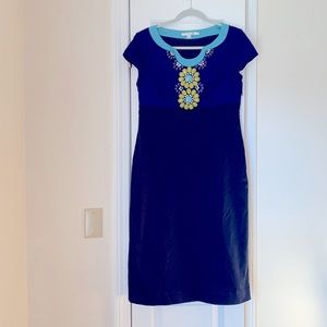 Boden Beaded Sheath Dress- 8L